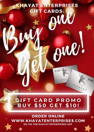 BOGO gift card 2022